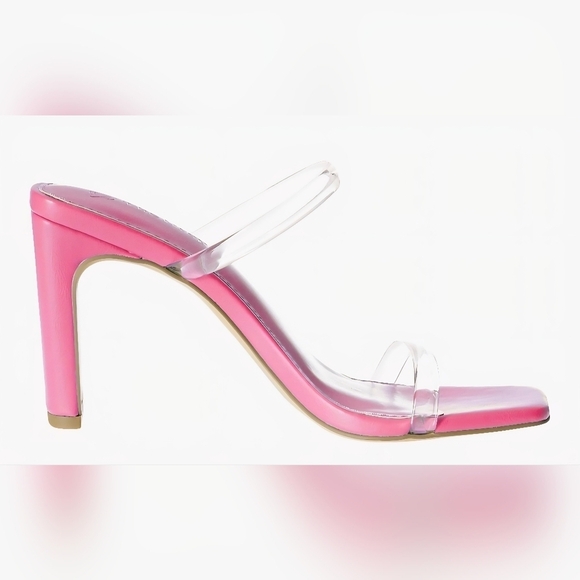 The Drop Avery Square Toe Two Strap High Heeled Sandal #775, 782 - Picture 10 of 16